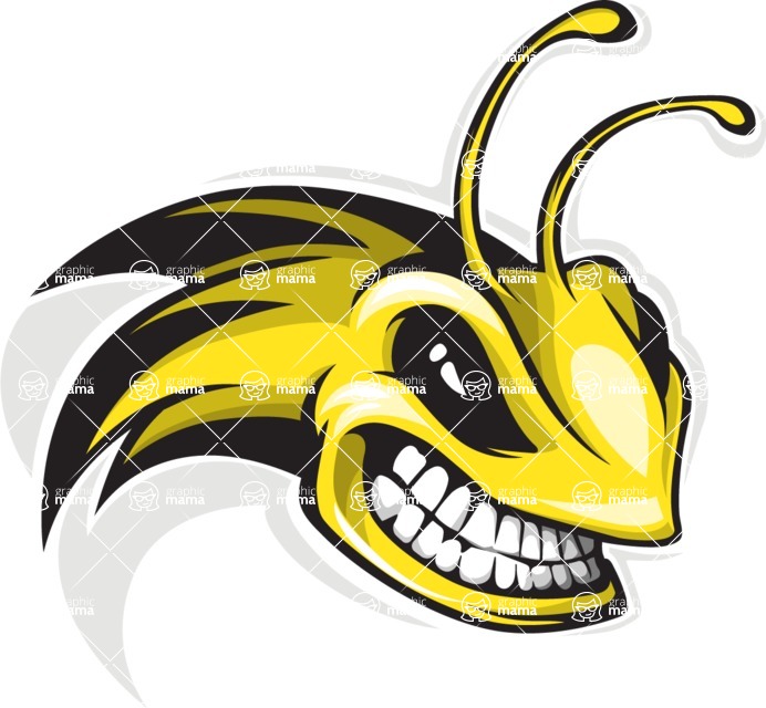 Vector Mascot Collection - Bee Mascot Clipart